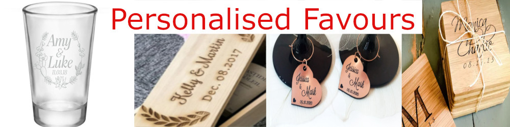 personalised engraved favours