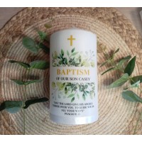 Decorated  Baptism candles