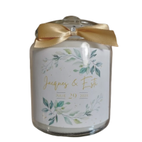 Personalised Glass Jar candle - Large