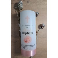 Decorated  Baptism candles