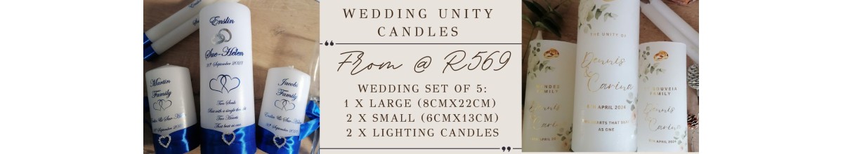 Personalised Wedding Unity sets