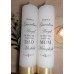 In loving memory memorial / sympathy candles