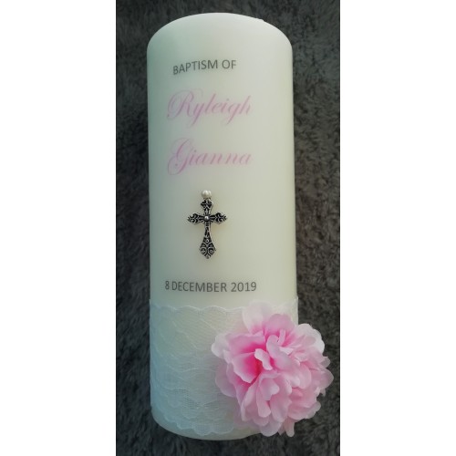 Personalised Baptism candles