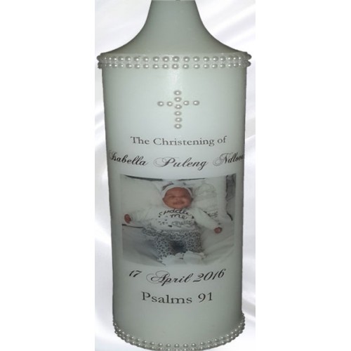 Personalised Baptism candles