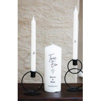 Personalised Wedding Unity Candle Set - 3pcs