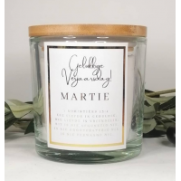 Personalised Glass Jar candle - Medium