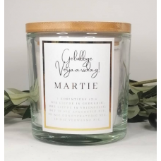 Personalised Glass Jar candle - Medium